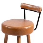 Kit 2 Banquetas Altas Napoles Couríssimo Amarula - Loja Sheep