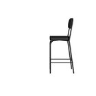 Kit 2 Banquetas Altas Para Cozinha Vintage Preto