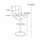 Kit 2 Banquetas Altas Recife Fitz Rivatti Pu Marrom Base Disc