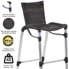 Kit 2 Banquetas Alumínio Fortaleza Alta Para Balcão Cozinha B