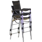 Kit 2 Banquetas Alumínio Fortaleza Alta Para Balcão Cozinha B