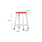 Kit 2 Banquetas Baixa Banco Cozinha Americana Balcão Bar Aço