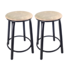 Kit 2 Banquetas Baixa Banco Cozinha Americana Balcão Bar Aço