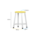 Kit 2 Banquetas Baixa Banco Cozinha Americana Balcão Bar Aço