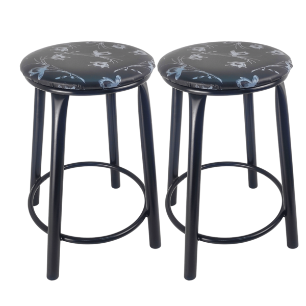 Kit 2 Banquetas Baixa Banco Cozinha Americana Balcão Bar Aço