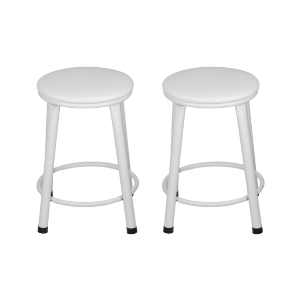 Kit 2 Banquetas Baixa Banco Cozinha Americana Balcão Bar Aço