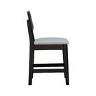 Kit 2 Banquetas Baixa/cadeira Gabi Madeira Maciça Encosto Tel