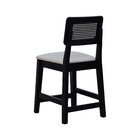 Kit 2 Banquetas Baixa/cadeira Gabi Madeira Maciça Encosto Tel