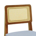 Kit 2 Banquetas Baixa/cadeiras Gabi Madeira Maciça Encosto Te