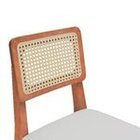 Kit 2 Banquetas Baixa/cadeiras Gabi Madeira Maciça Encosto Te