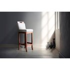 Kit 2 Banquetas Baixas Em Madeira Maciça Florença Pinhão