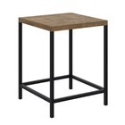 Kit 2 Banquetas Baixas Industrial Steel Quadra  Vermont/preto