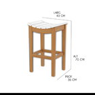 Kit 2 Banquetas Banco Alto Londres 43 X 70 Cm Assento Curvo M