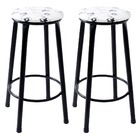 Kit 2 Banquetas Banco Gold Alta S/ Encosto Balcão Cozinha