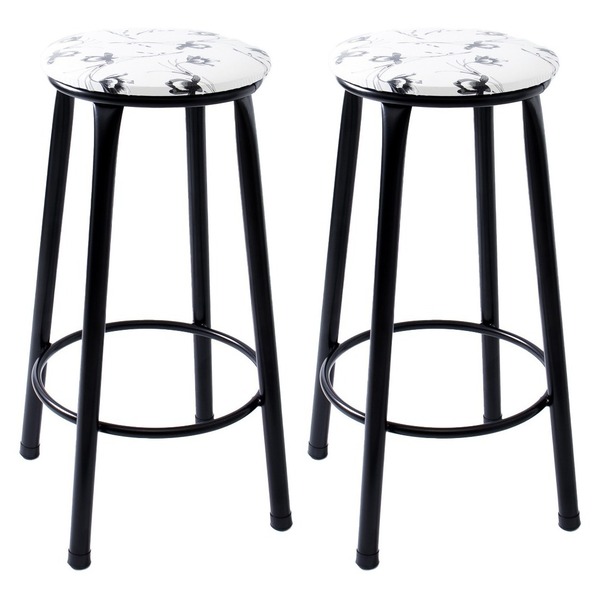 Kit 2 Banquetas Banco Gold Alta S/ Encosto Balcão Cozinha