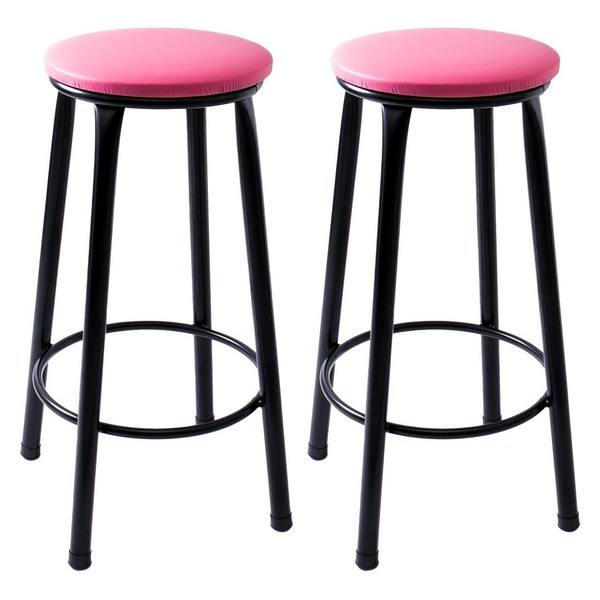 Kit 2 Banquetas Banco Gold Alta S/ Encosto Balcão Cozinha