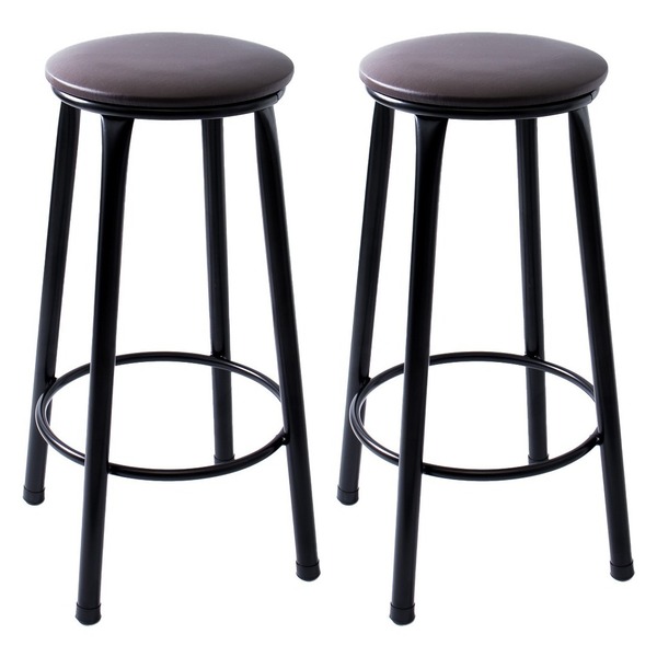 Kit 2 Banquetas Banco Gold Alta S/ Encosto Balcão Cozinha