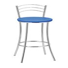 Kit 2 Banquetas Bc26-a A103 Cromada/azul