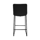 Kit 2 Banquetas Berlim Preta Vintage