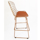 Kit 2 Banquetas Bertóia Maciça Cobre Altura 60cm - Poltronas