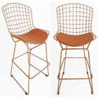 Kit 2 Banquetas Bertóia Maciça Cobre Altura 60cm - Poltronas