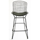 Kit 2 Banquetas Bertóia Maciça Preta Altura 60cm - Poltronas