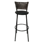 Kit 2 Banquetas Bistrô Hawaii Rattan Junco Café Epóxi E Assen