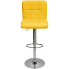 Kit 2 Banquetas Confort Gomos Estofada Couro Giratória C/ Reg