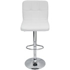 Kit 2 Banquetas Confort Gomos Estofada Giratória Branco