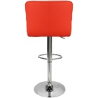 Kit 2 Banquetas Confort Gomos Estofada Giratória Vermelho