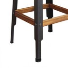 Kit 2 Banquetas Cozinha Industrial Alta Bar Em Madeira 71x40