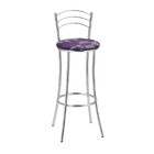 Kit 2 Banquetas Cromadas Bc26-a De Metal E Assento Espuma D15