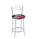 Kit 2 Banquetas Cromadas Bc26-c - E522 Cromado/estampado