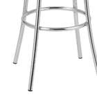 Kit 2 Banquetas Cromadas Bc26a De Metal E Assento Espuma D15