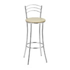 Kit 2 Banquetas Cromadas Bc26a De Metal E Assento Espuma D15