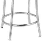 Kit 2 Banquetas Cromadas Bc26c De Metal E Assento Espuma D15