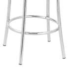 Kit 2 Banquetas Cromadas Bc51b De Metal E Assento Espuma D15