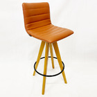 Kit 2 Banquetas Decorativa Jaque Cor Cobre Base Giratória Mad