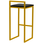 Kit 2 Banquetas Decorativas Yah Para Cozinha E Balcão Área Go