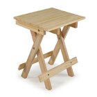 Kit 2 Banquetas Dobráveis De Madeira Maciça Walk Forest Bege