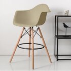 Kit 2 Banquetas Dsw-m Eames Arm Empório  Fendi