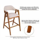 Kit 2 Banquetas Em Madeira Maciça Bélgica Espresso Móveis Imb