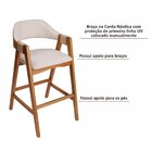 Kit 2 Banquetas Em Madeira Maciça Bélgica Espresso Móveis Imb