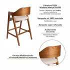 Kit 2 Banquetas Em Madeira Maciça Bélgica Espresso Móveis Imb