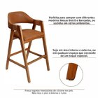 Kit 2 Banquetas Em Madeira Maciça Bélgica Espresso Móveis Imb