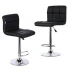 Kit 2 Banquetas Estofadas Vox Com Regulagem A Gás Preto - Fac