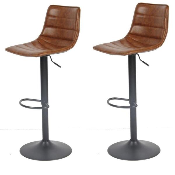 Kit 2 Banquetas Giratória Barbacena Rivatti Revestimento Em P