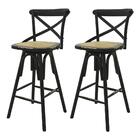 Kit 2 Banquetas Giratórias Katrina Paris Rivatti Bétula Pintu