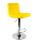 Kit 2 Banquetas Gomos Amarela Para Cozinha