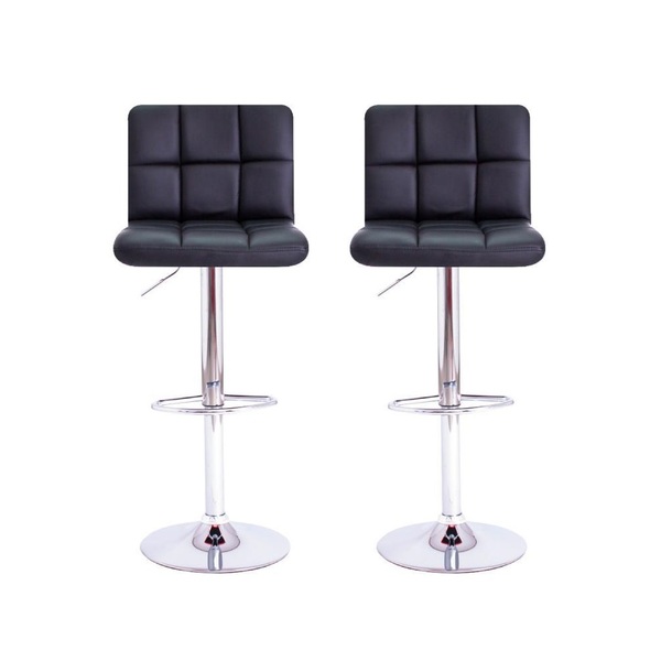 Kit 2 Banquetas Gomos Confort Pretas